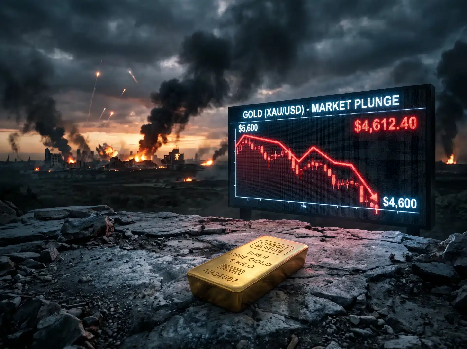 전쟁 났는데 왜 금값 떨어졌나? 2026년 금 시장 ‘안전자산 역설’의 진짜 원인